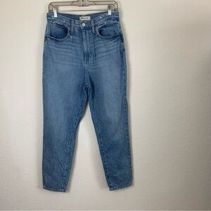 Madewell blue the mom jean high rise jeans Melva wash
